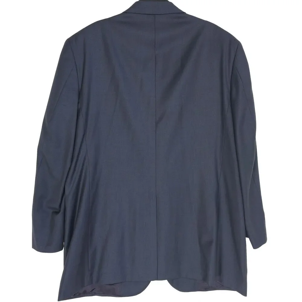BROOKS‎ BROTHERS 1818 Saxon Wool Blazer 44R Navy Madison Jacket USA Union Made